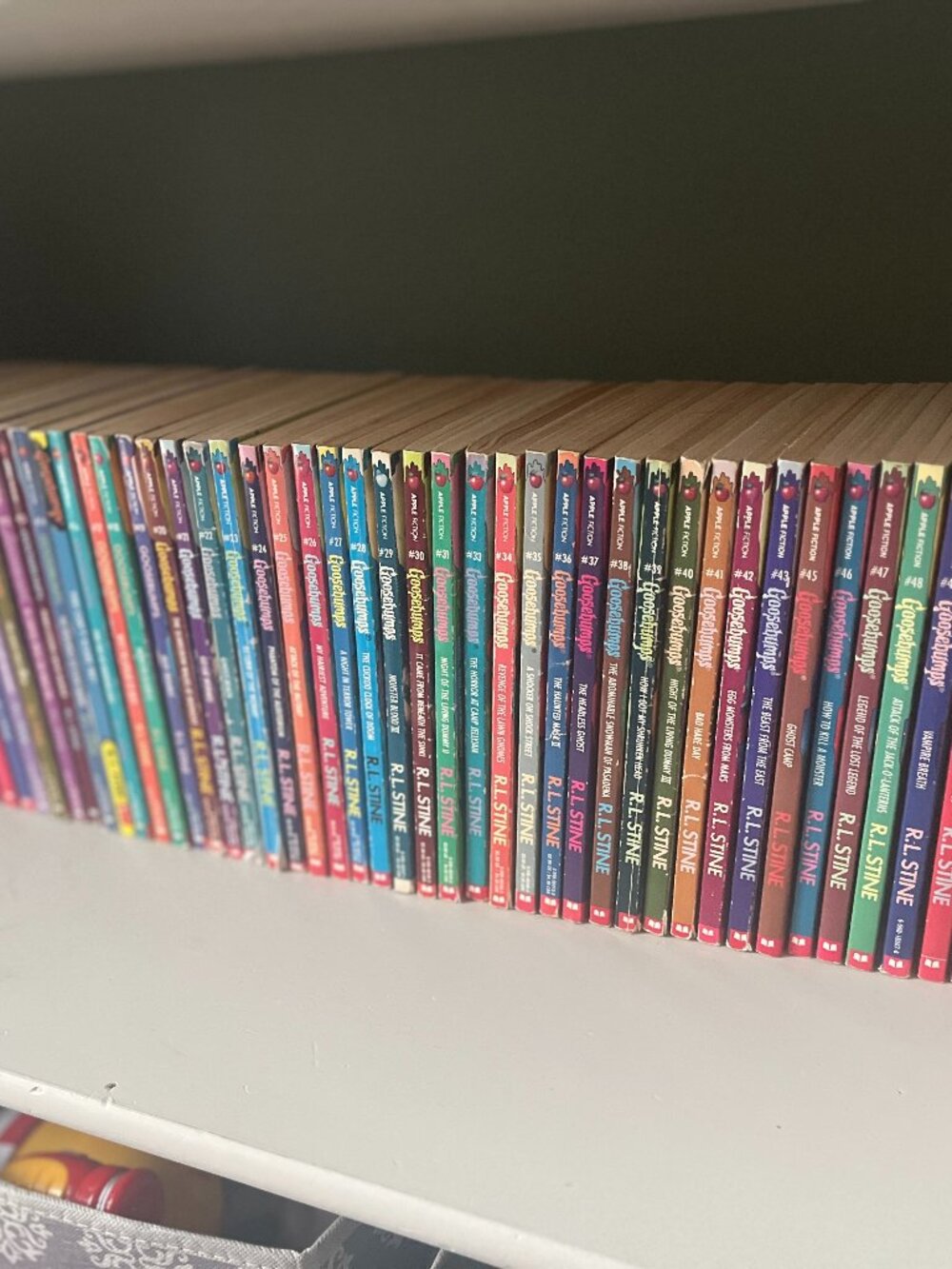 90s Goosebumps Paperback Book Lot Near Complete With Extras 74 in Total